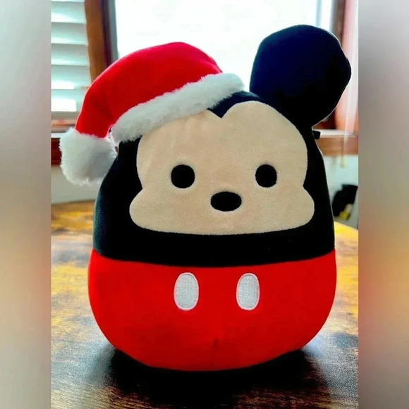 Disney | Kellytoy Squishmallow Santa Mickey. Mouse​ - Picture 1 of 11